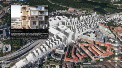 Územné plánovanie Štokholmu v 3D